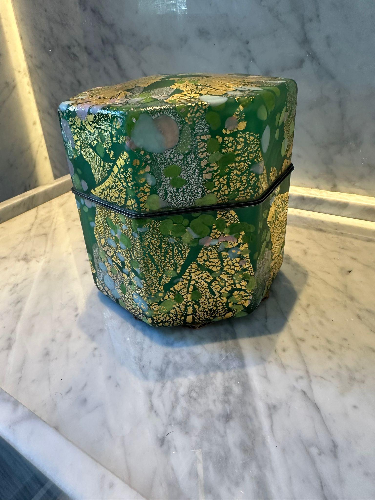 Untitled (ornamental box)  (Glassware) For Sale 3