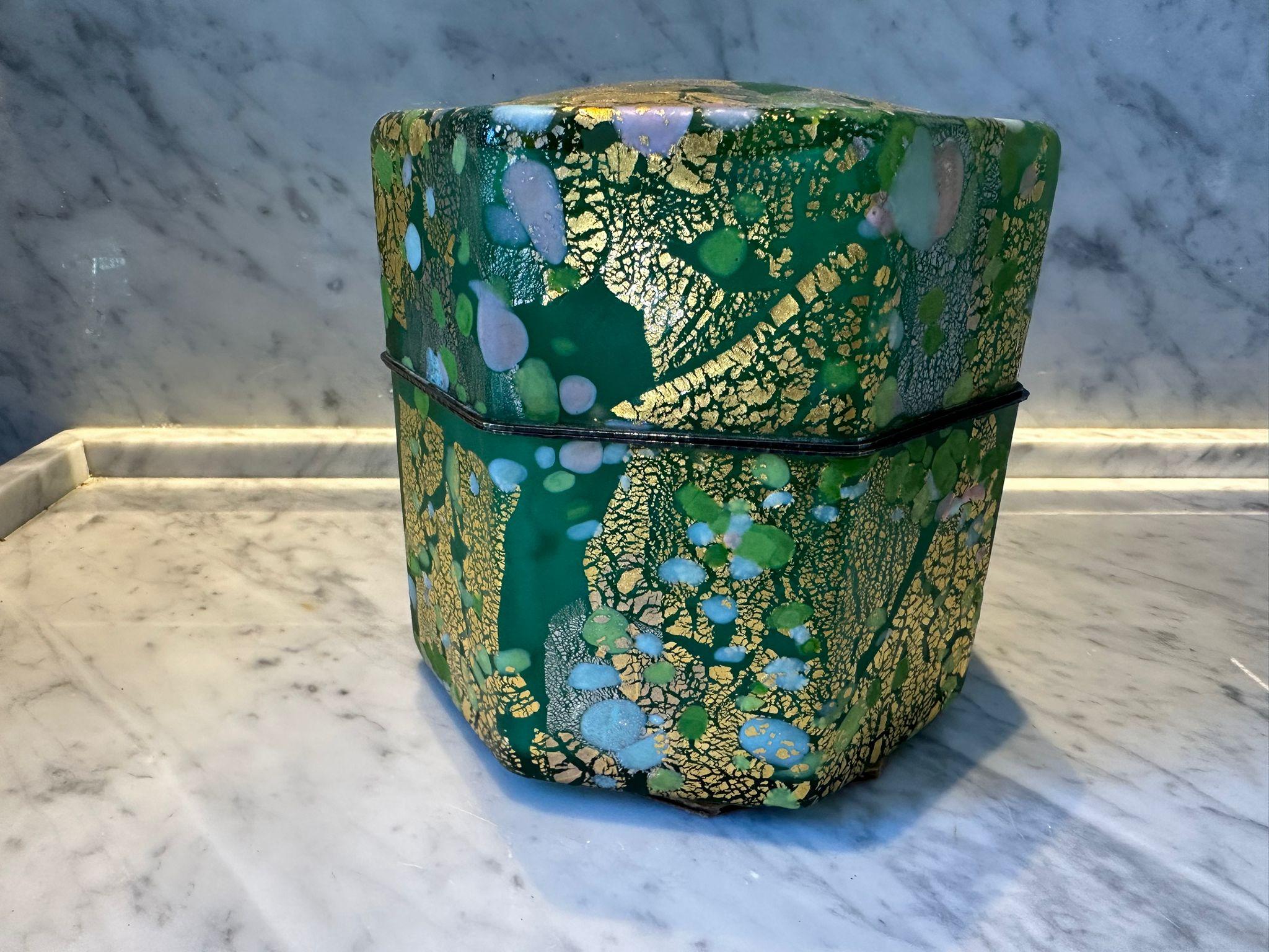 Untitled (ornamental box)  (Glassware) For Sale 5