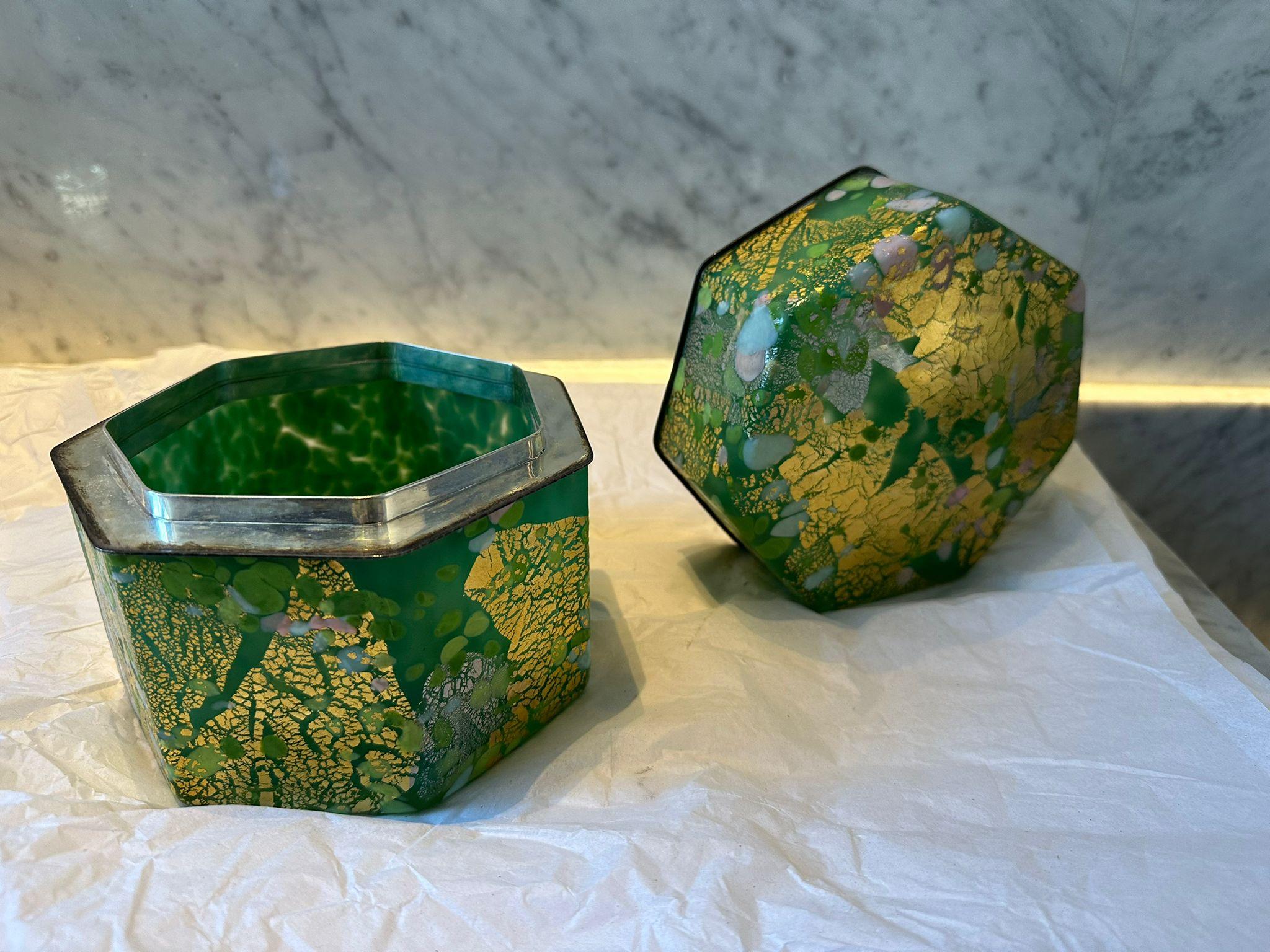 Untitled (ornamental box)  (Glassware) For Sale 10