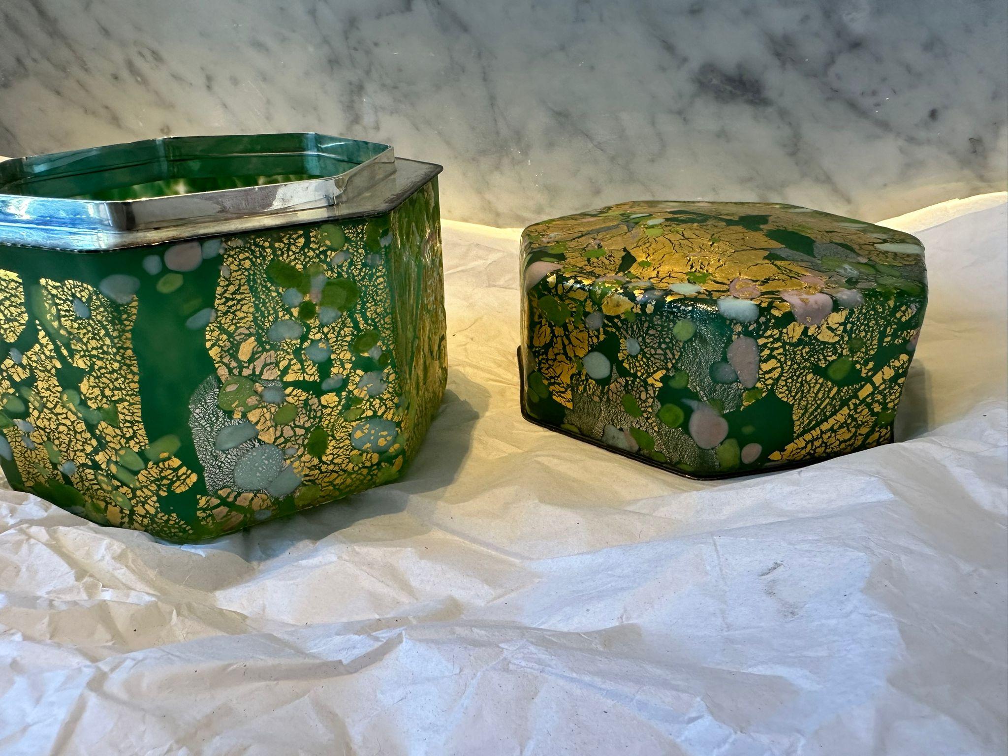 Untitled (ornamental box)  (Glassware) For Sale 9