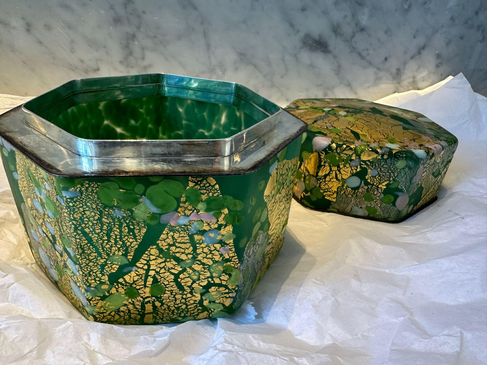 Untitled (ornamental box)  (Glassware) For Sale 7