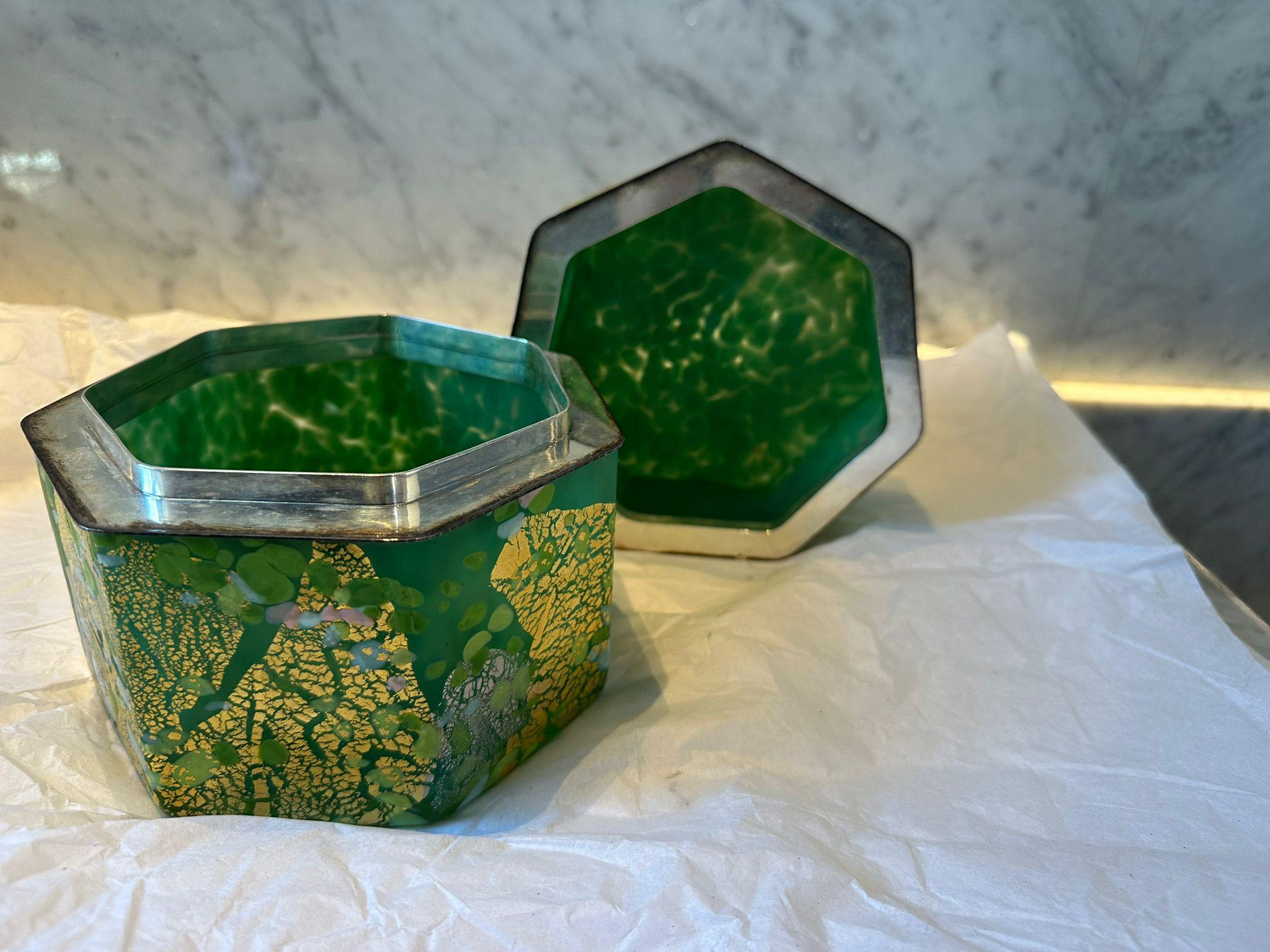 Untitled (ornamental box)  (Glassware) For Sale 13