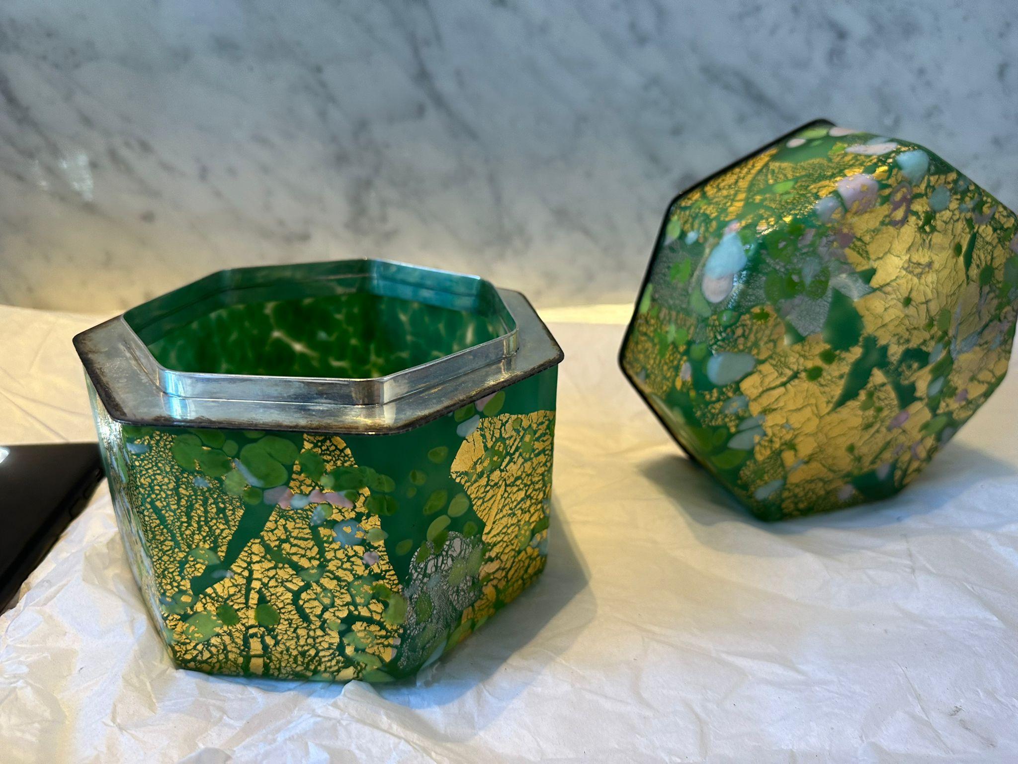 Untitled (ornamental box)  (Glassware) For Sale 11