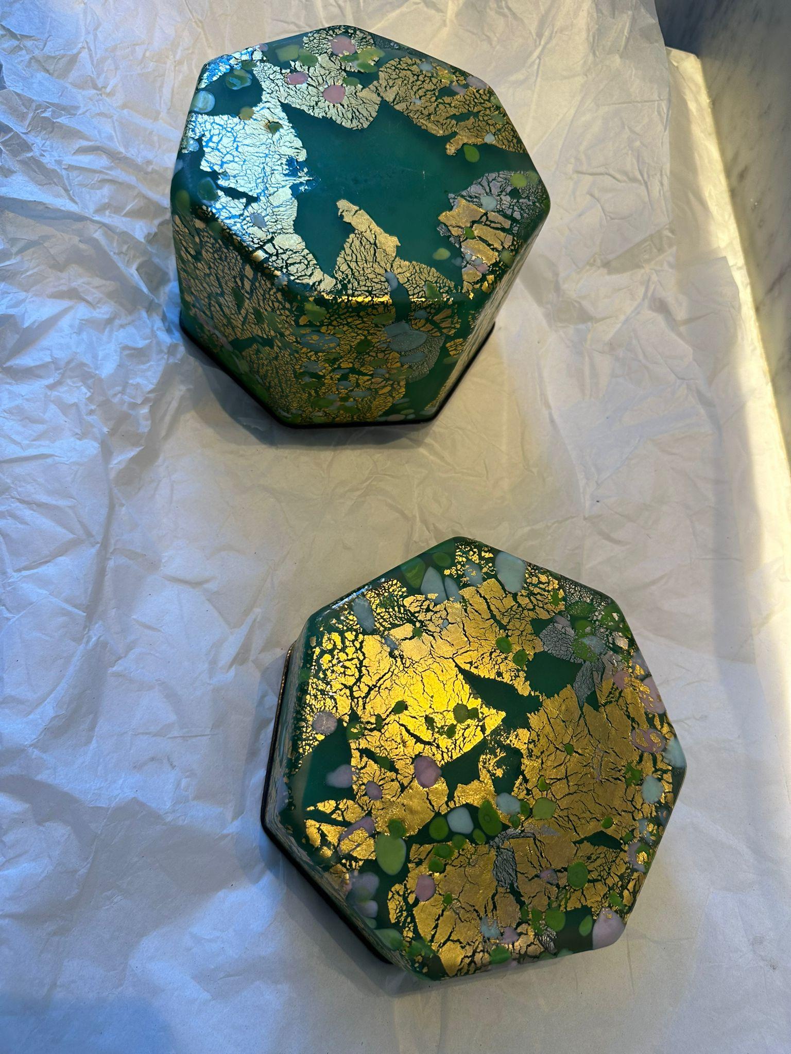 Untitled (ornamental box)  (Glassware) For Sale 16