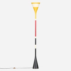 Rara lampada da terra italiana modello 12731, design anni '50, condizioni eccellenti