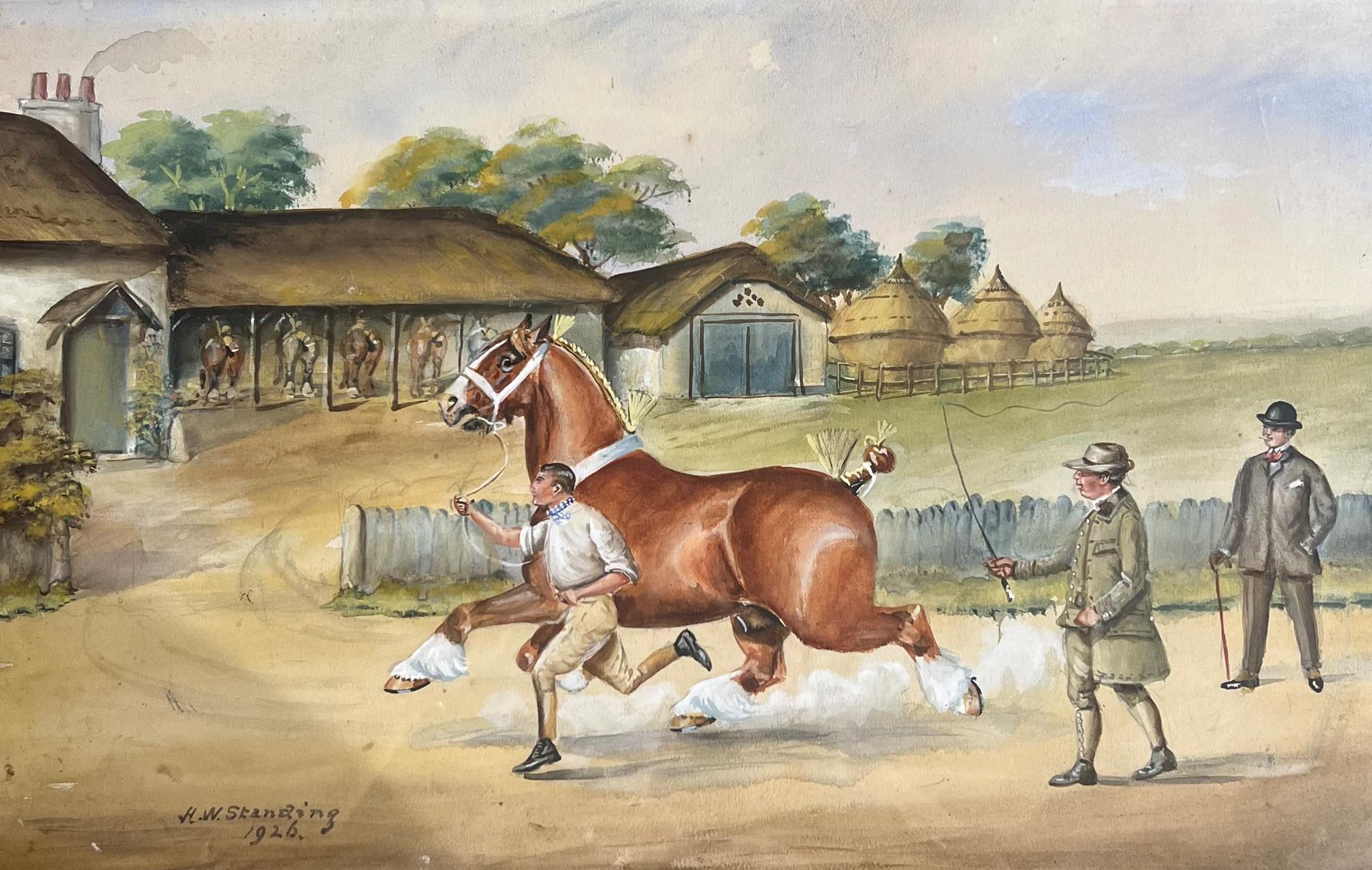 L'accent est mis sur la peinture de scènes d'entraînement et de conduite. Standing peint principalement à l'aquarelle et a choisi ce médium. On sait peu de choses sur l'artiste, mais on pense qu'il a fonctionné et qu'il a été actif tout au long de
