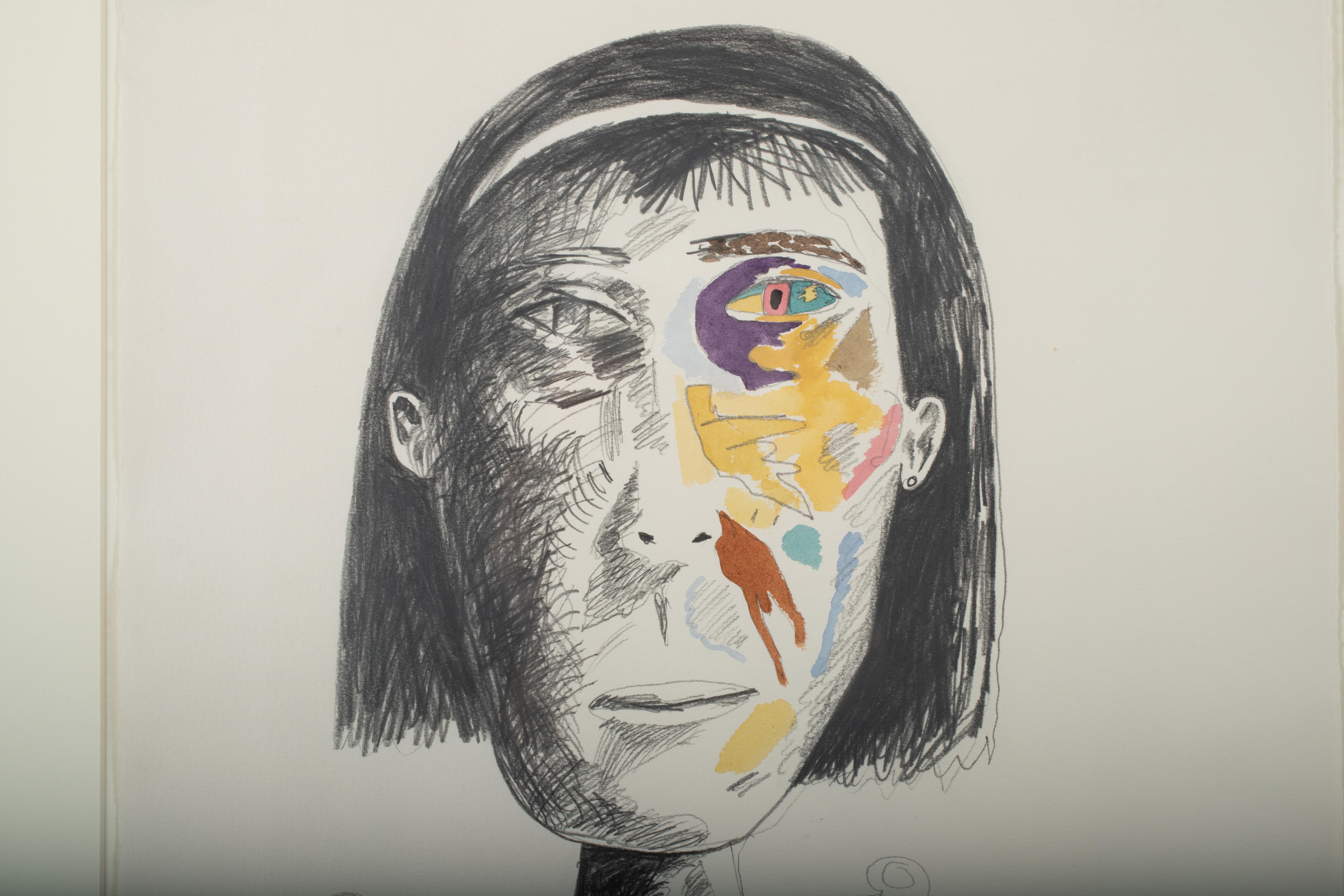 Portrait of a Woman - Contemporary Art by David Sharpe