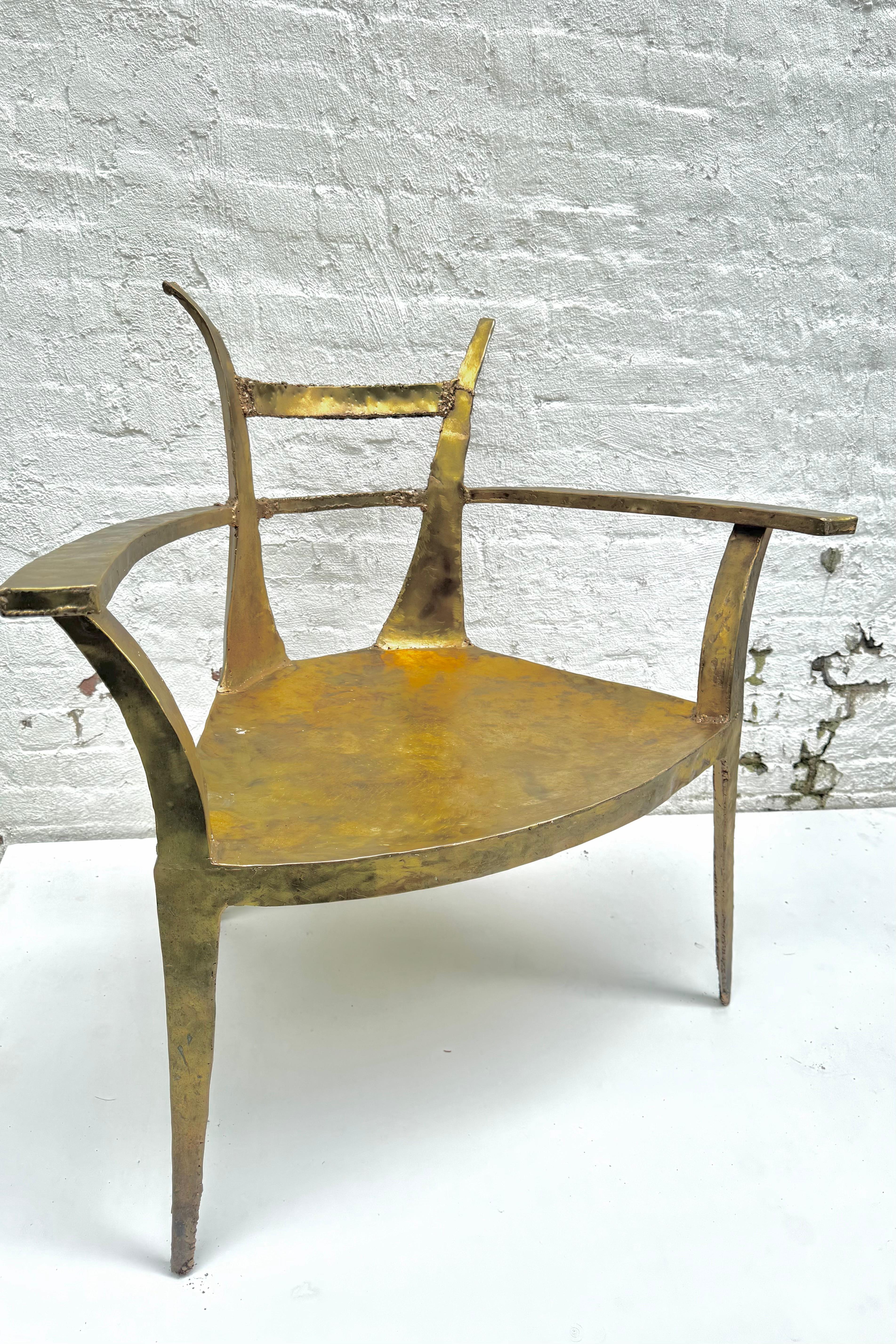 Golden Kolkheti Chair - Contemporary Art by Zura