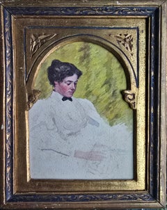Porträtzeichnungen und -aquarelle aus den frühen 1900er Jahren