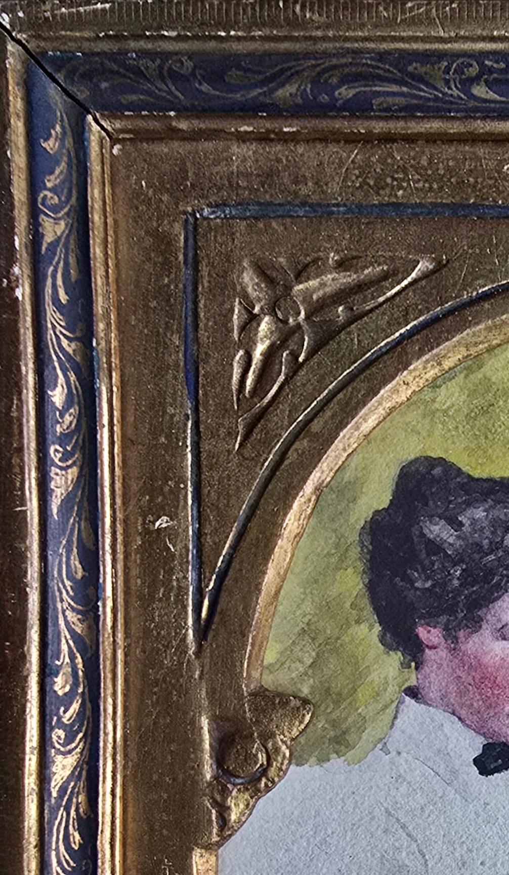 Portrait de femme - Theodore S. Slafter en vente 5