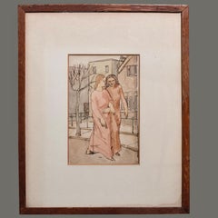 Portrait Drawings and Watercolors