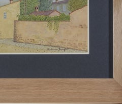 1950s Antonio Donghi Signed Certified and Archived Landscape Painting