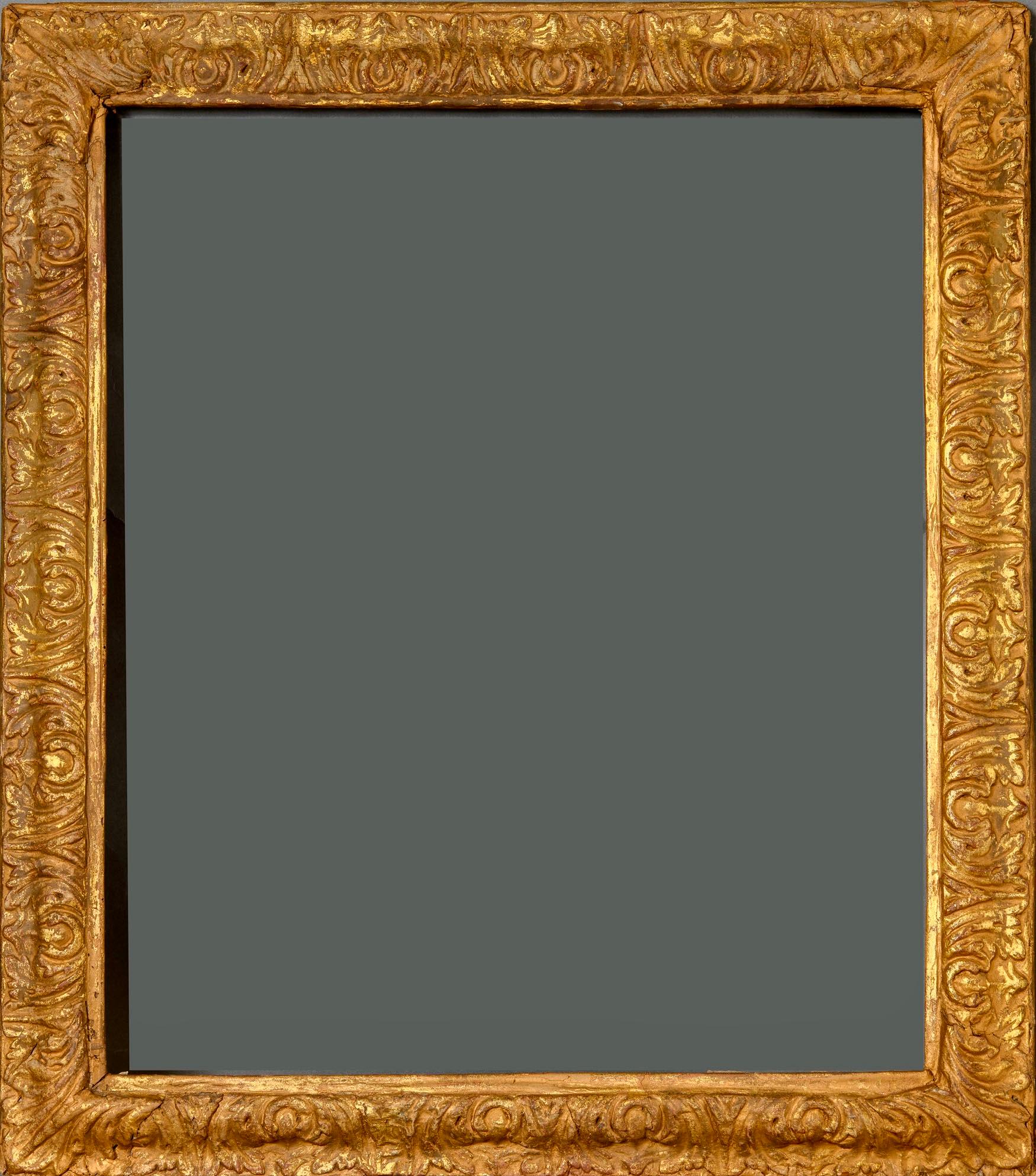 Frame - Mirror 17th Century Italian Baroque Papier-Mâché - Art by Unknown