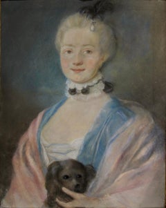 Late 18th Century Jean-Baptiste Perronneau Credited French Pastel