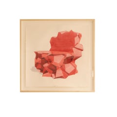 Acquerello di sedia "Mineral" dell'artista Dagoberto Rodriguez