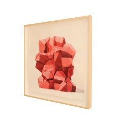 Acquerello di sedia "Mineral" dell'artista Dagoberto Rodriguez