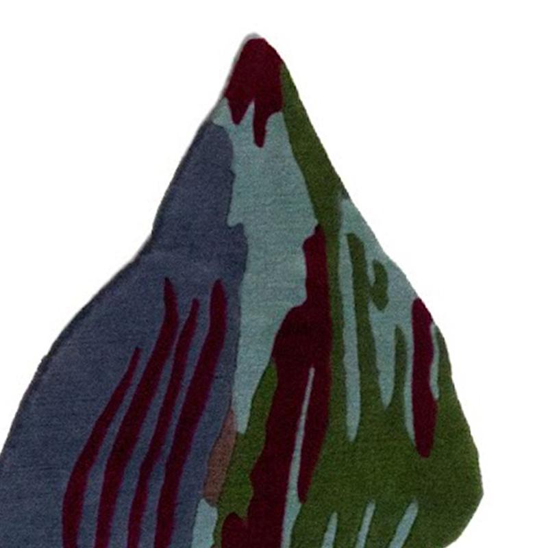 “Calyx” Rug from the Twilight Series by Leo Rydell, Handcrafted in Nepal For Sale 1