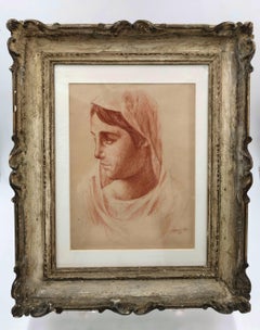 Portrait Drawings and Watercolors
