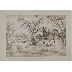 Landscape Drawings and Watercolors
