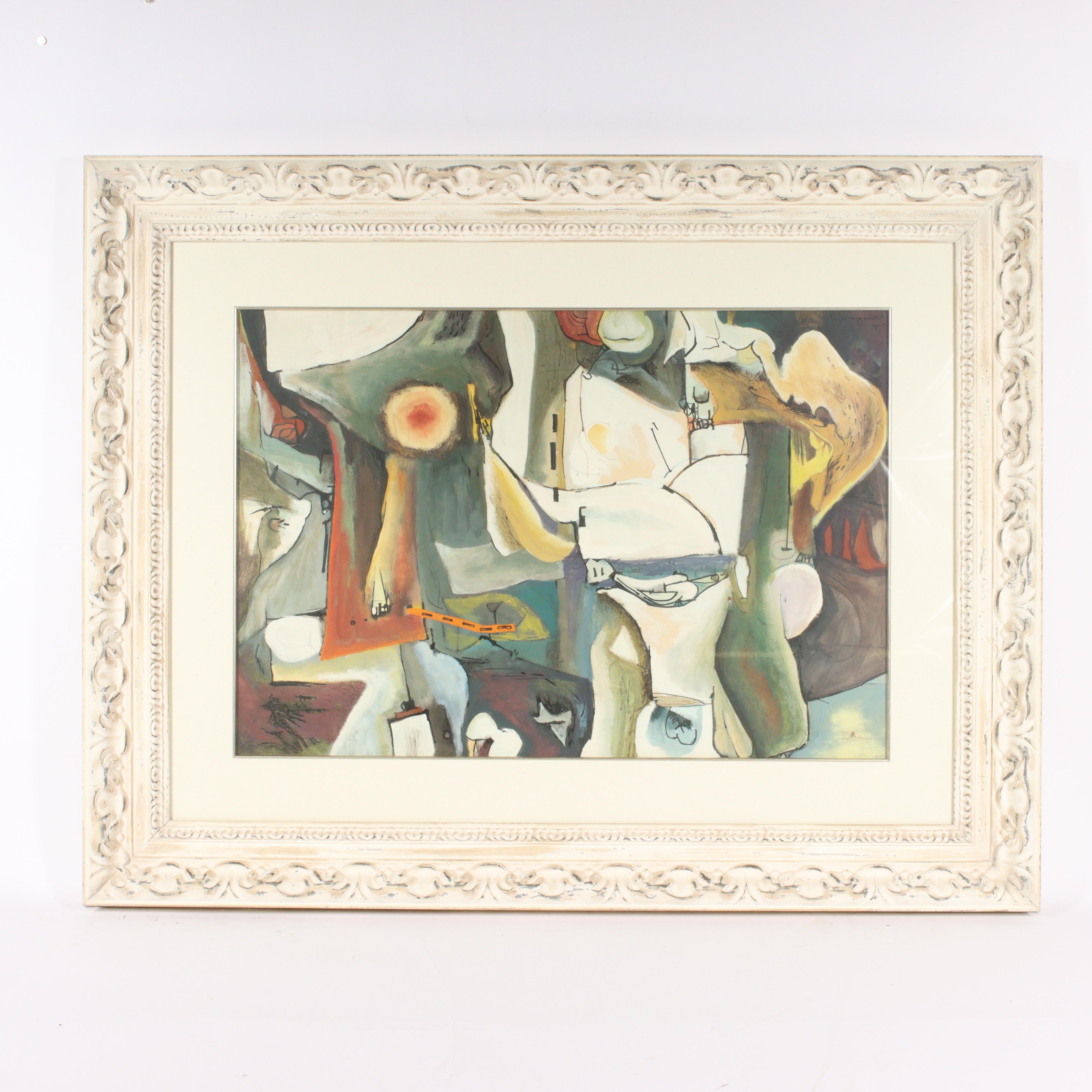 Abstract Drawing di Richard Wengenroth - astratto 1957