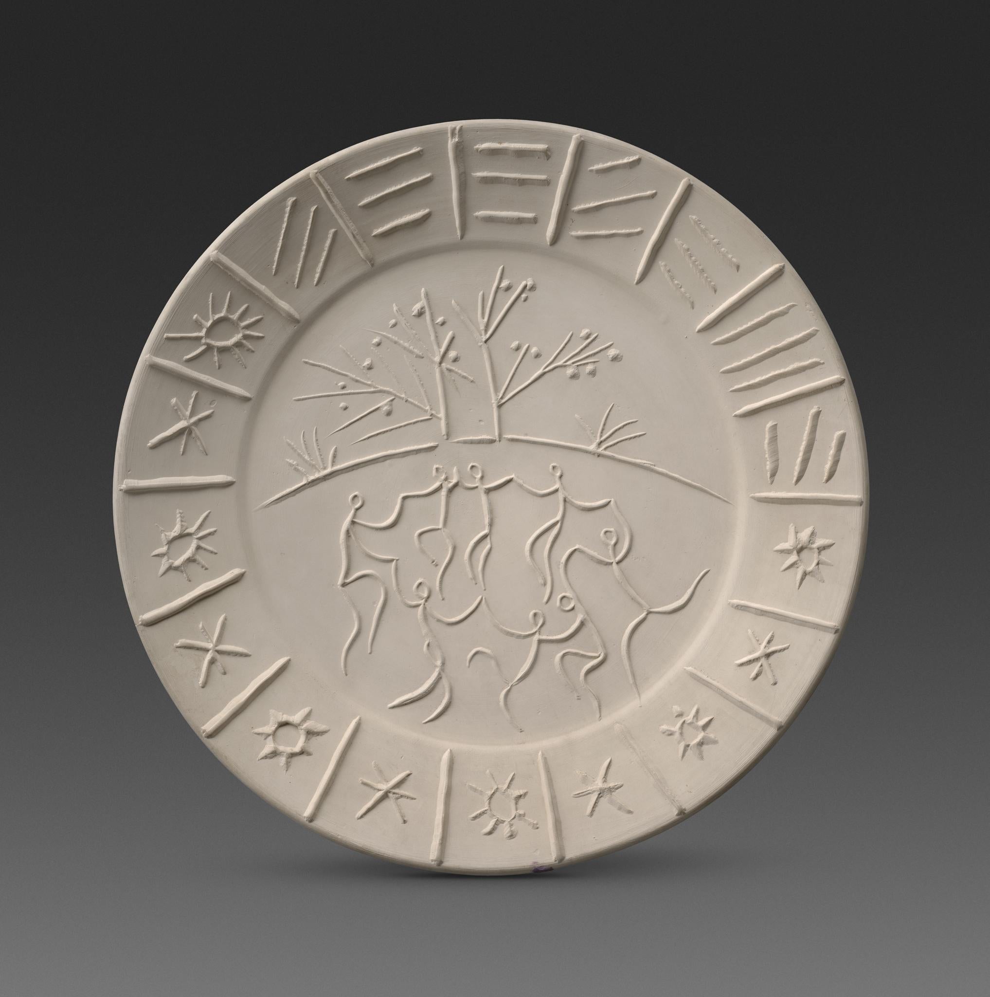 Pablo PICASSO, plate, Joie de Vivre (Joy of Living), 1956 A.R. 346