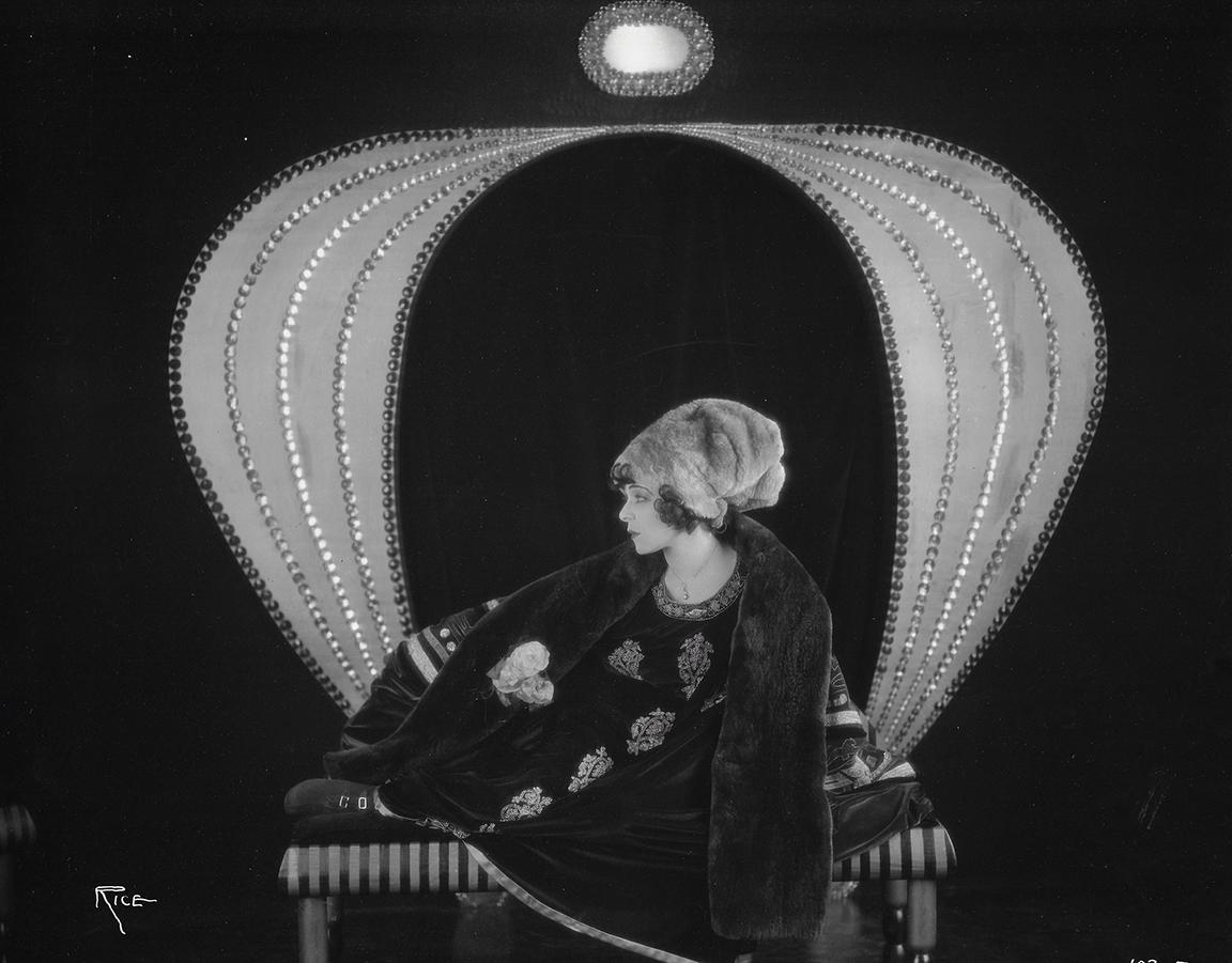 Arthur Rice Black and White Photograph - Alla Nazimova in "Camille"