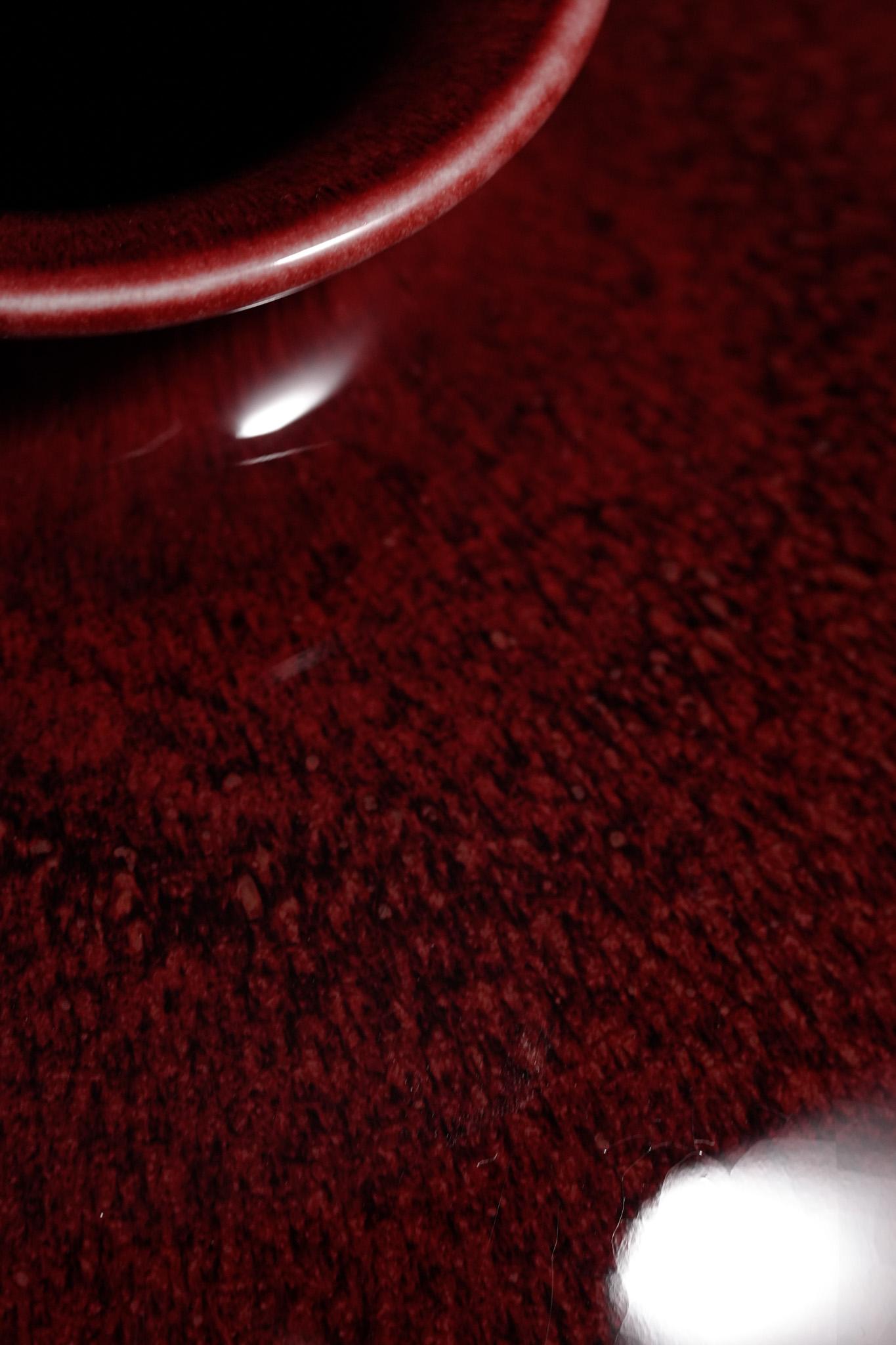 Große rote Meiping-Vase von Langyao im Angebot 6