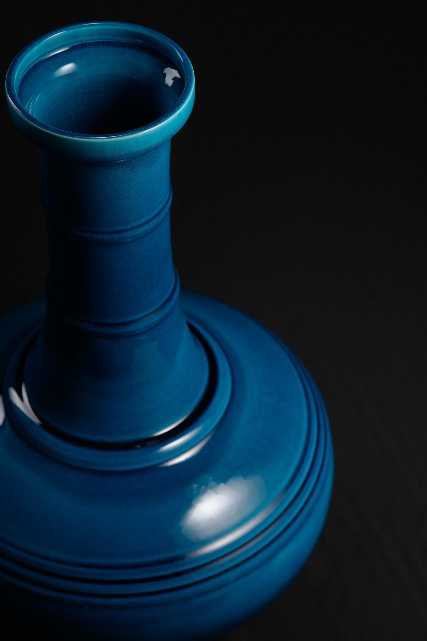 Vaso a corda blu pavone in vendita 5