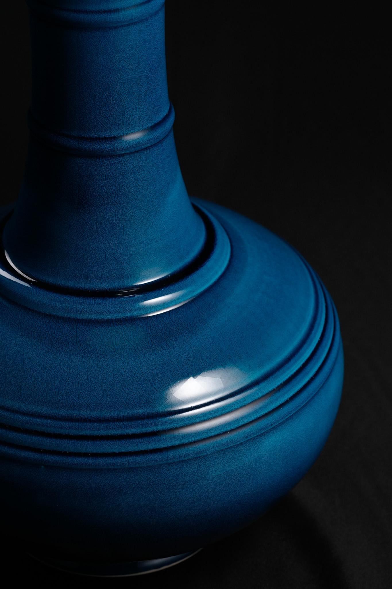 Vaso a corda blu pavone in vendita 4