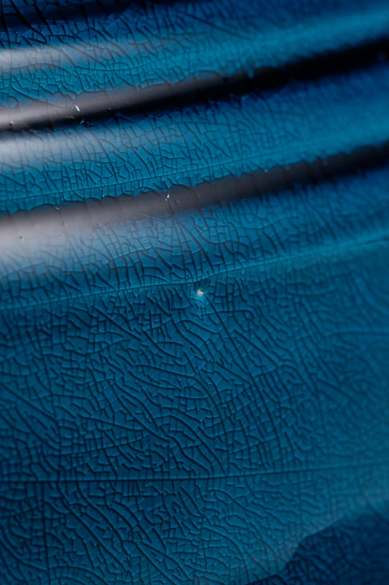 Vaso a corda blu pavone in vendita 7