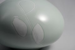 Celadon Persimmon Vase