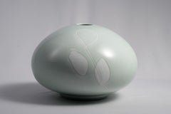 Celadon Persimmon Vase