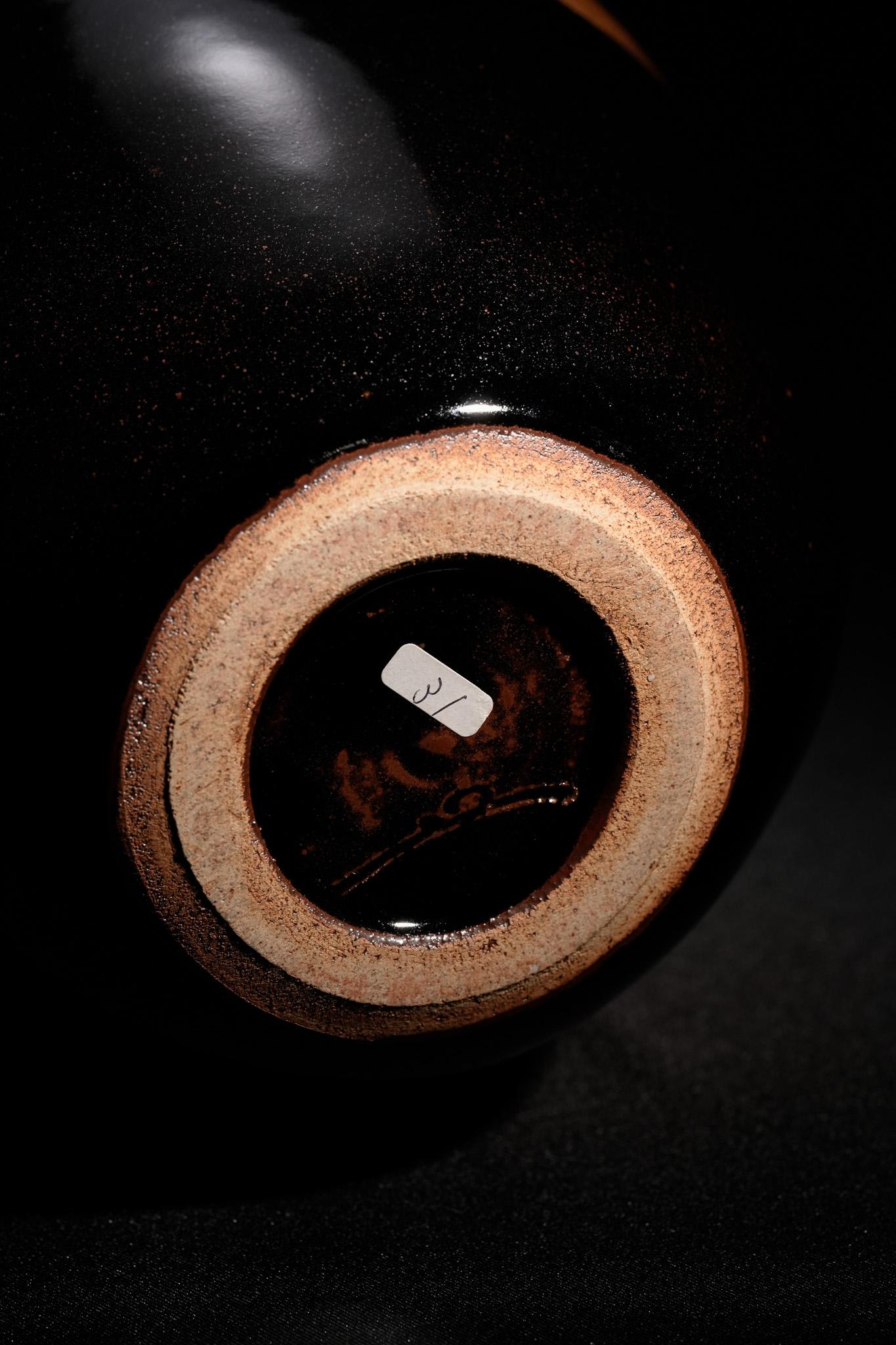 Iron-Glazed Camel Vase For Sale 9