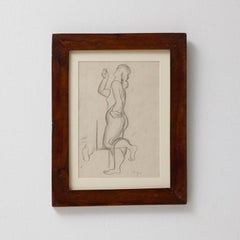 Togores for Kahnweilers Galerie Simon, Figure, 1923, Drawing on Paper, Framed