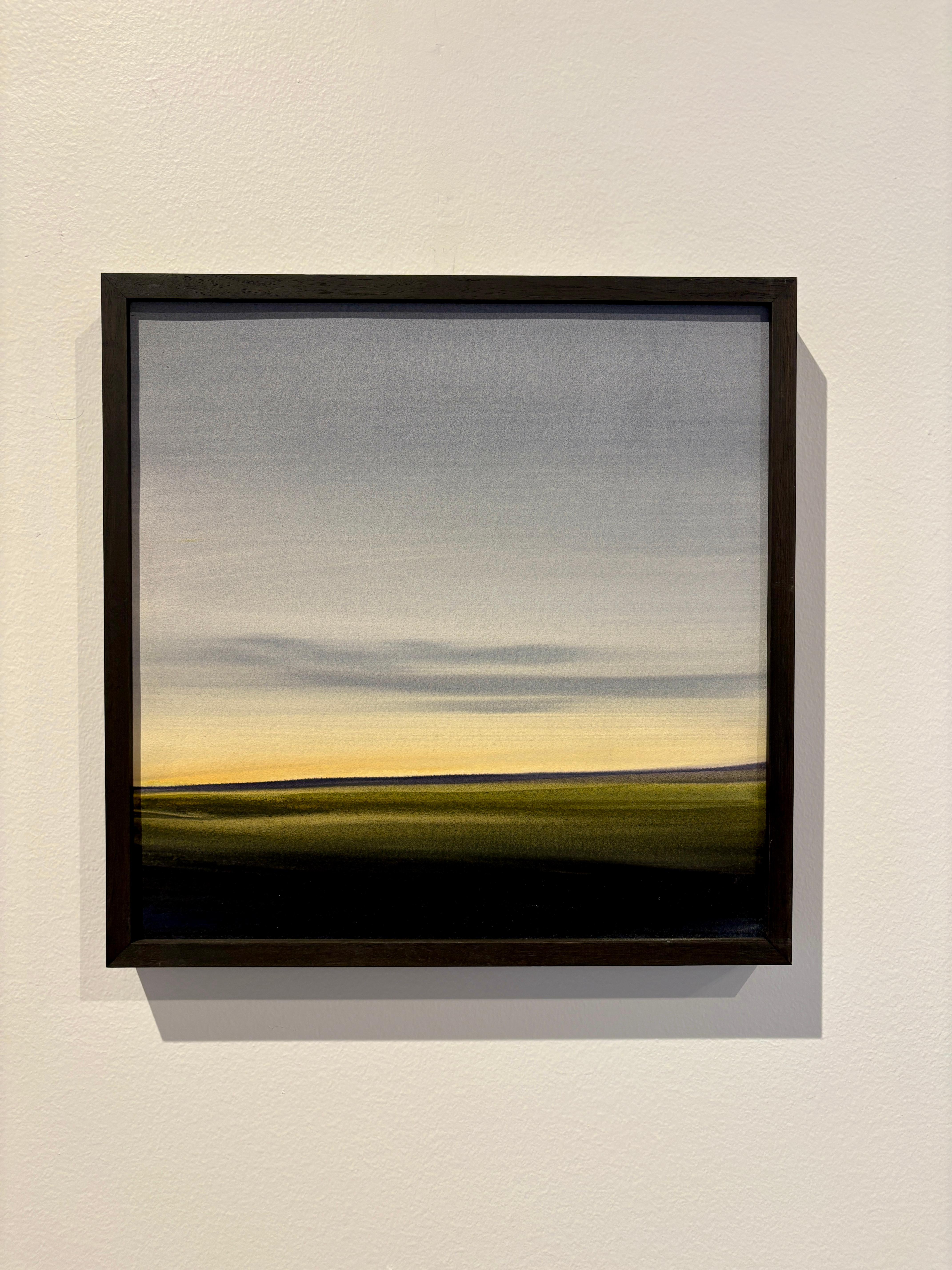 No. 28, Peinture à l'aquarelle d'un paysage atmosphérique, 2025 en vente 3