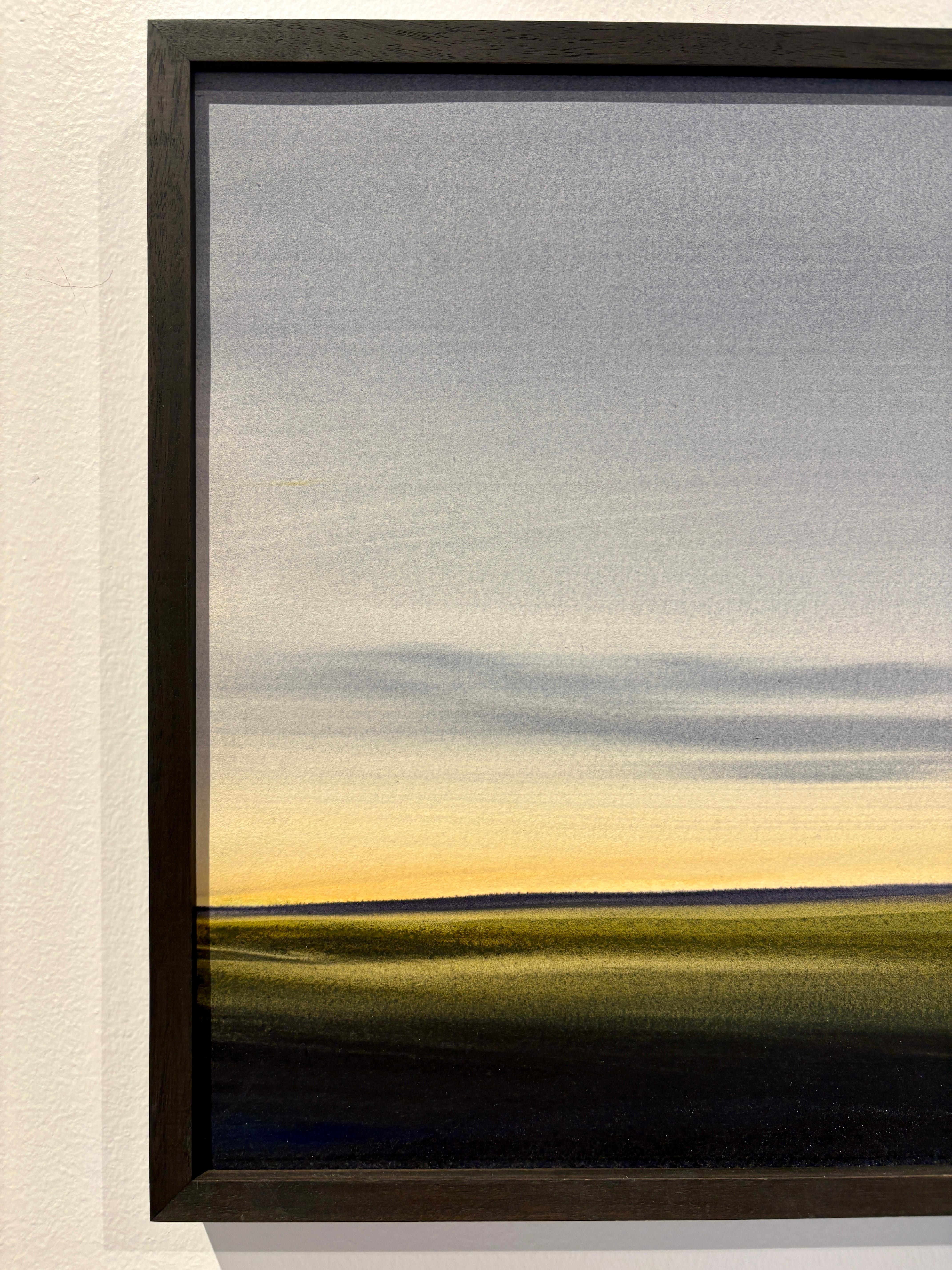 No. 28, Peinture à l'aquarelle d'un paysage atmosphérique, 2025 en vente 2