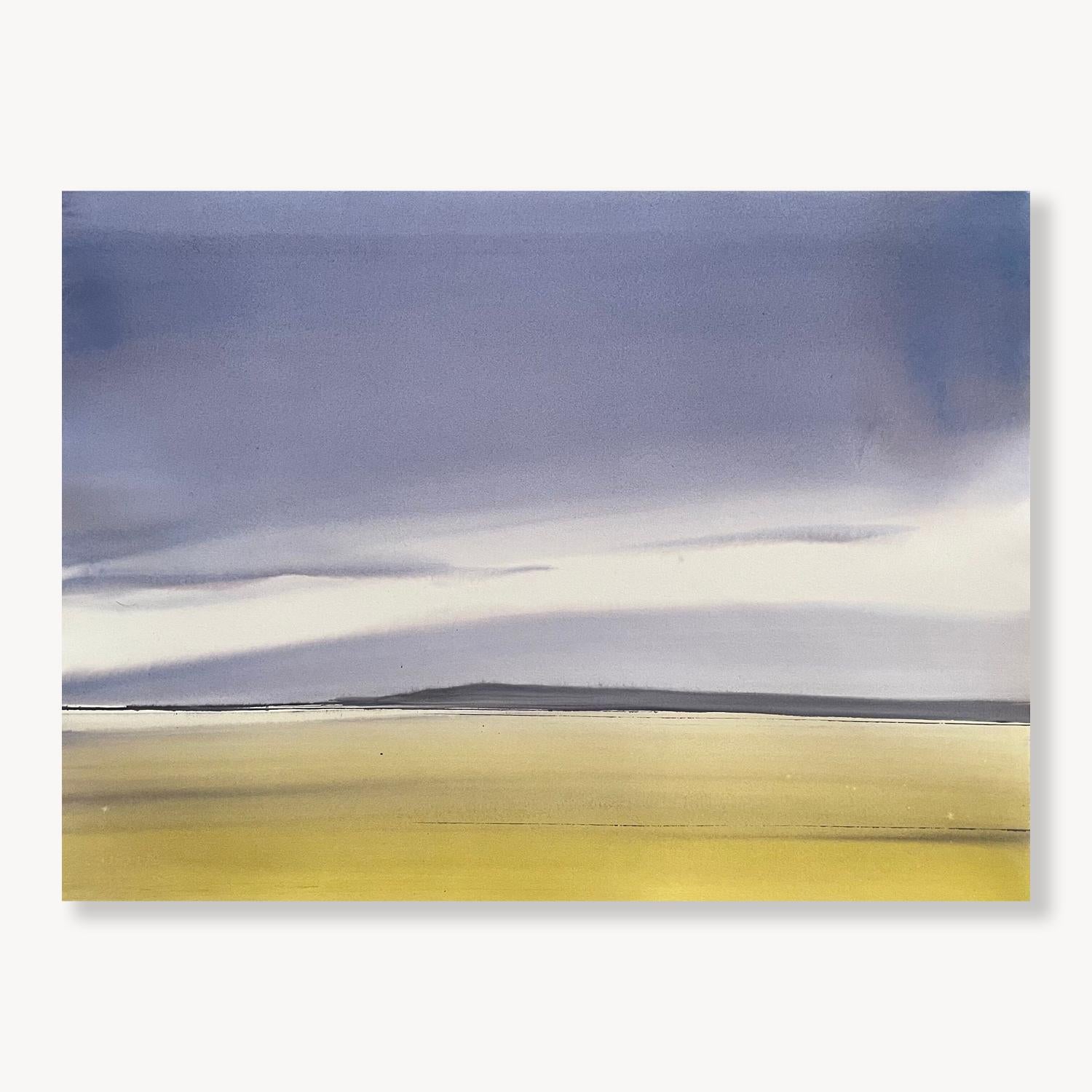 No. 34, Peinture à l
aquarelle d
un paysage atmosphérique, 2025