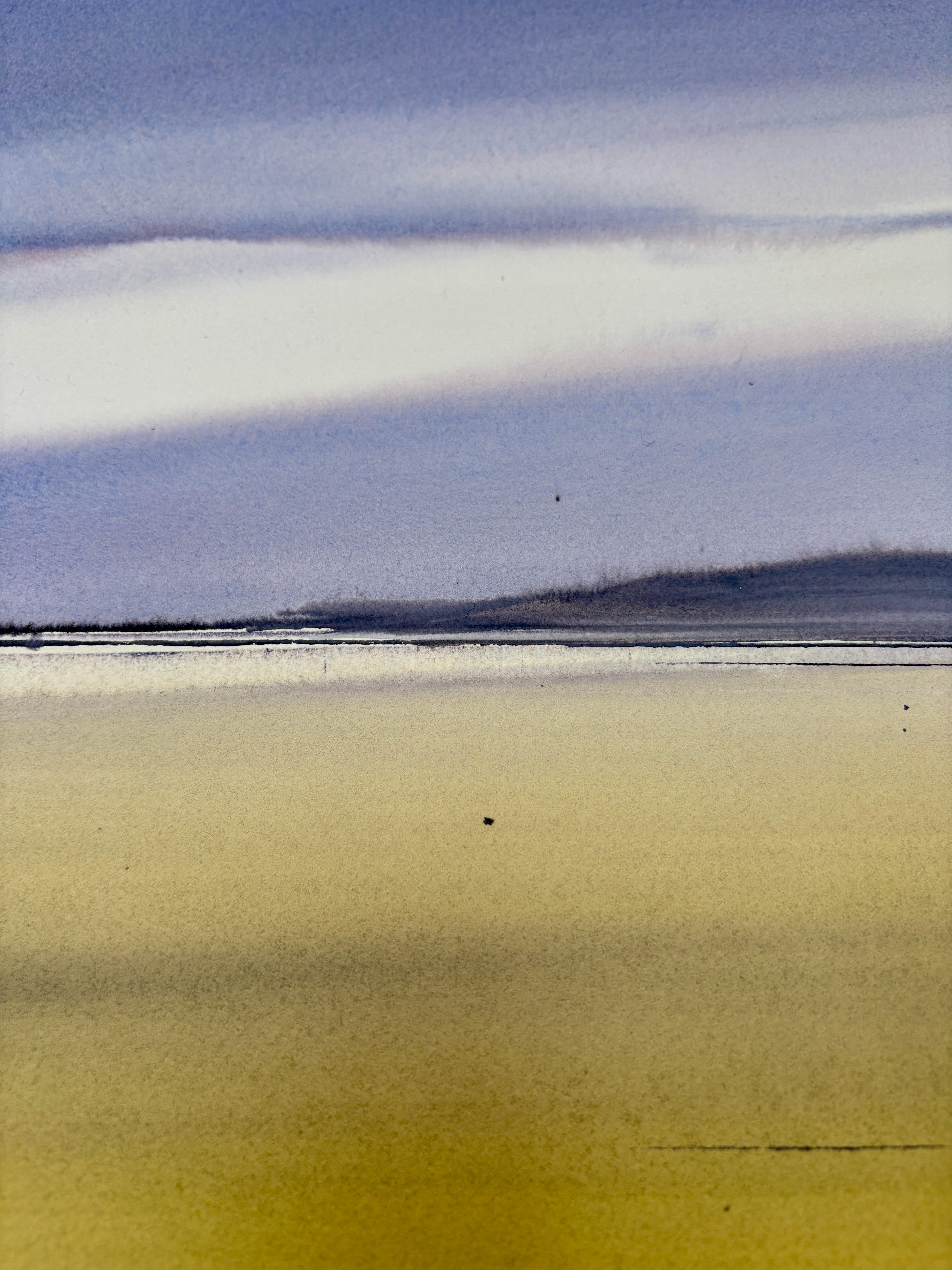 No. 34, Peinture à l'aquarelle d'un paysage atmosphérique, 2025 en vente 1