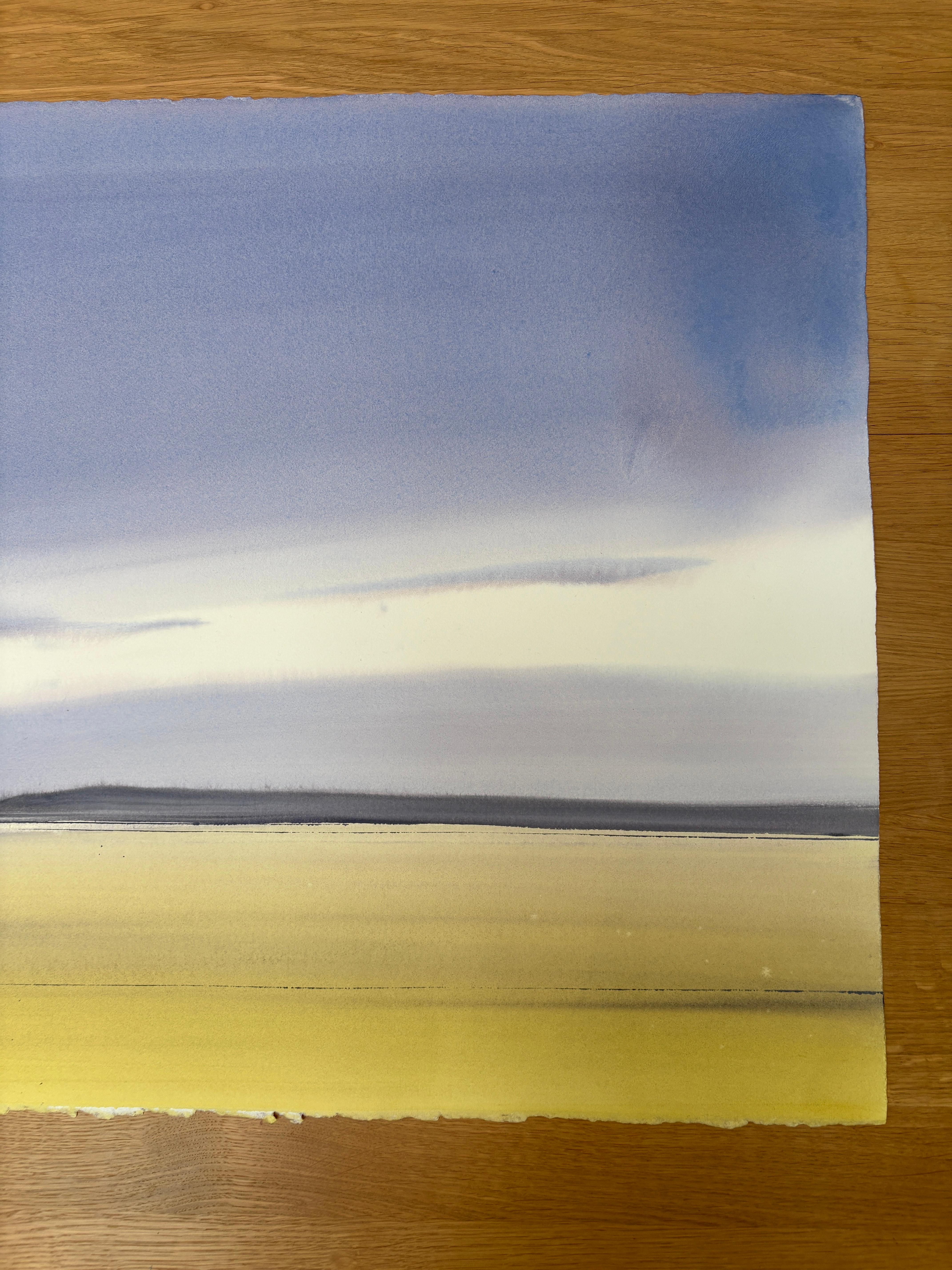 No. 34, Peinture à l'aquarelle d'un paysage atmosphérique, 2025 - Art de Dodi Fredericks