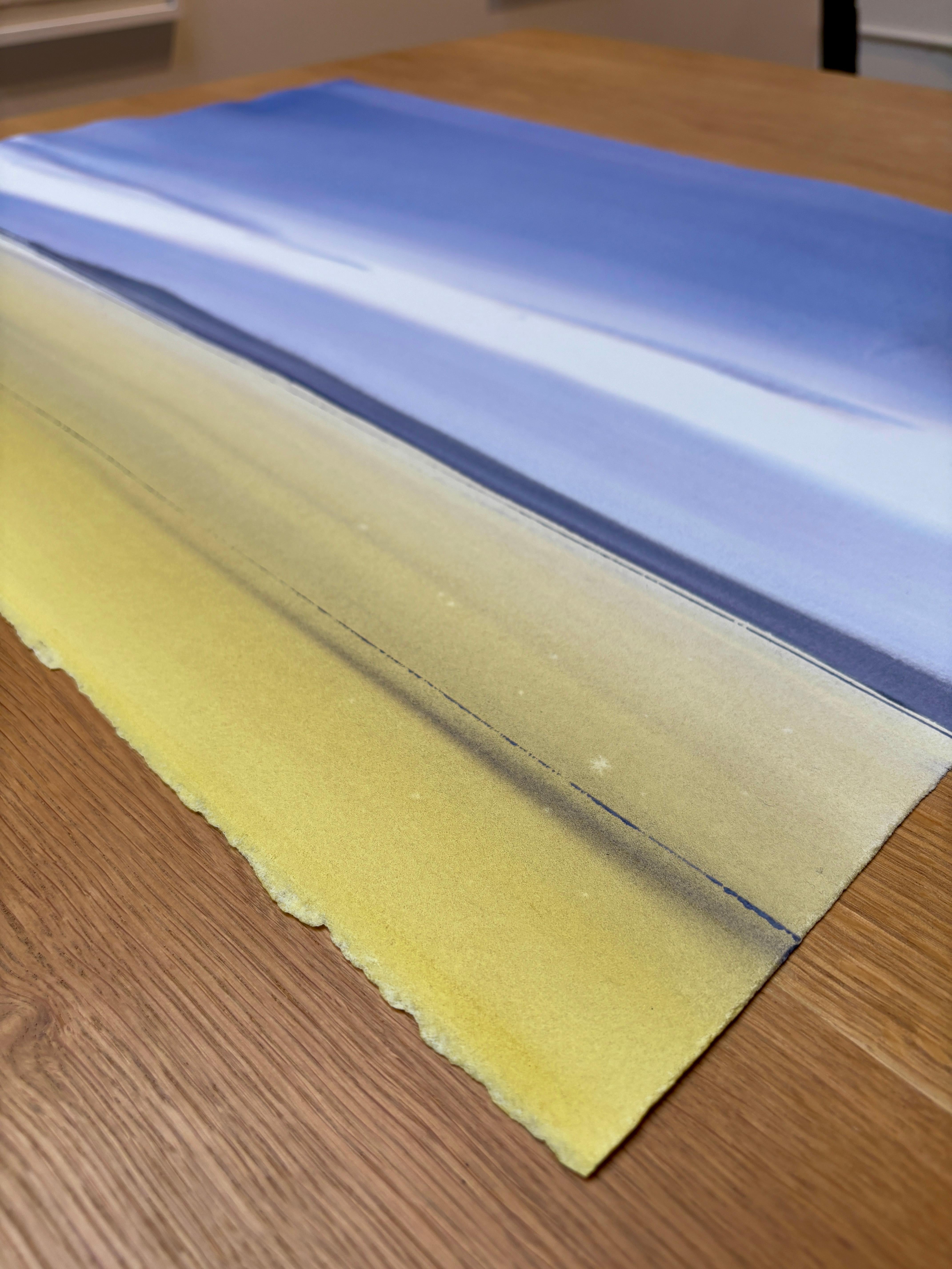 No. 34, Peinture à l'aquarelle d'un paysage atmosphérique, 2025 en vente 4