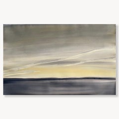 No. 38, Atmospheric Landscape Watercolor Painting, 2025