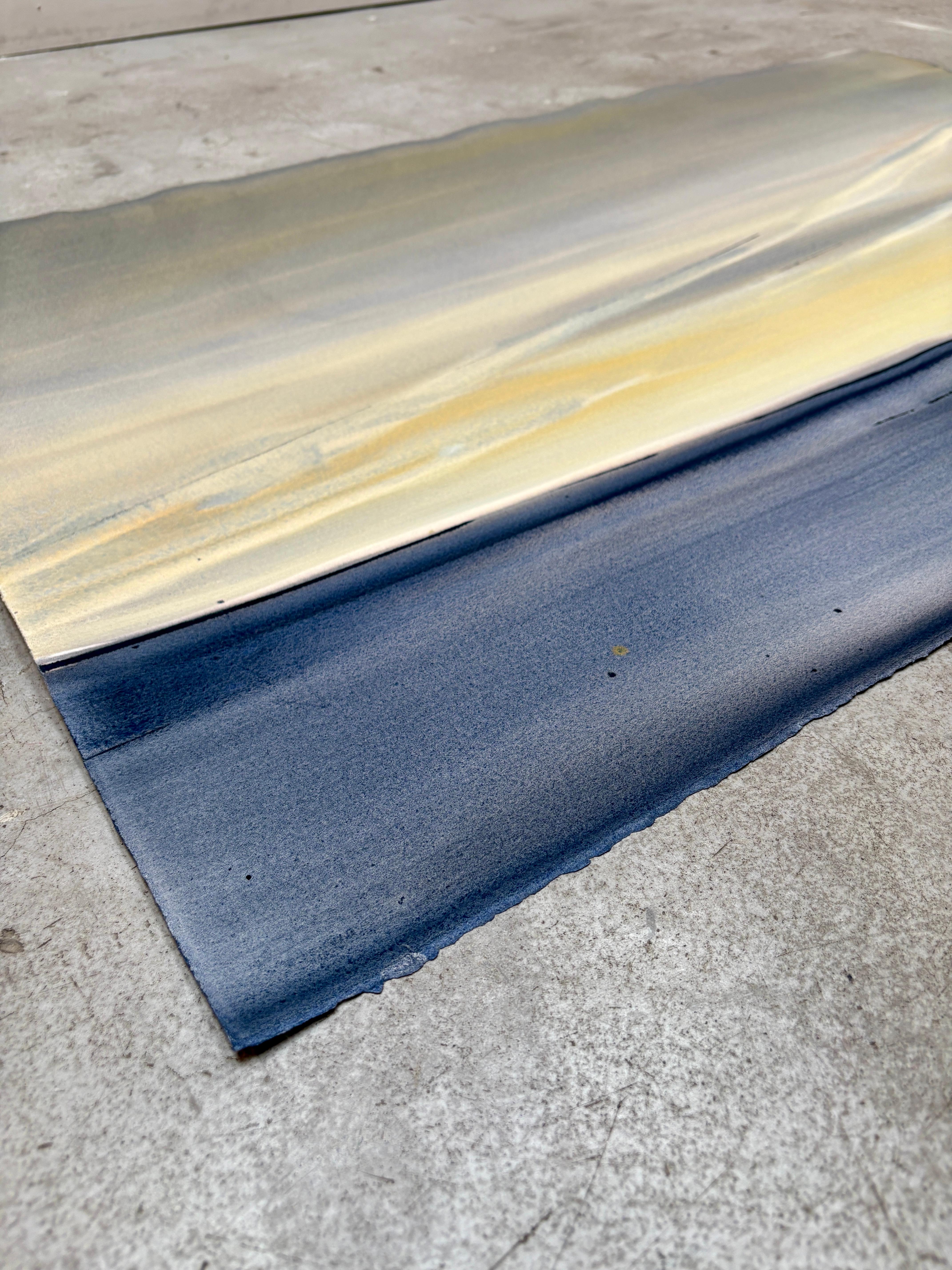 No. 38, Peinture à l'aquarelle d'un paysage atmosphérique, 2025 en vente 4