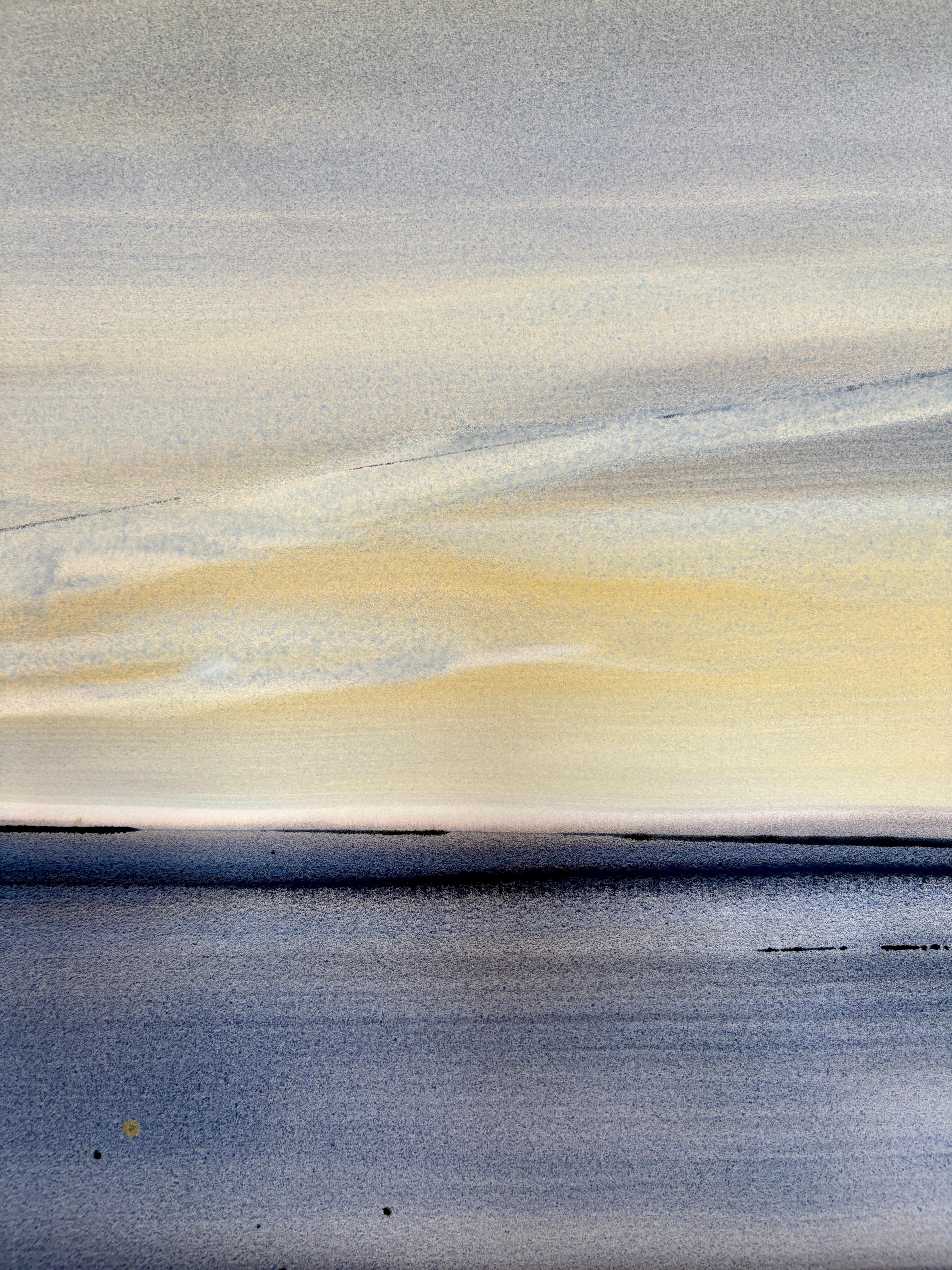 No. 38, Peinture à l'aquarelle d'un paysage atmosphérique, 2025 - Art de Dodi Fredericks