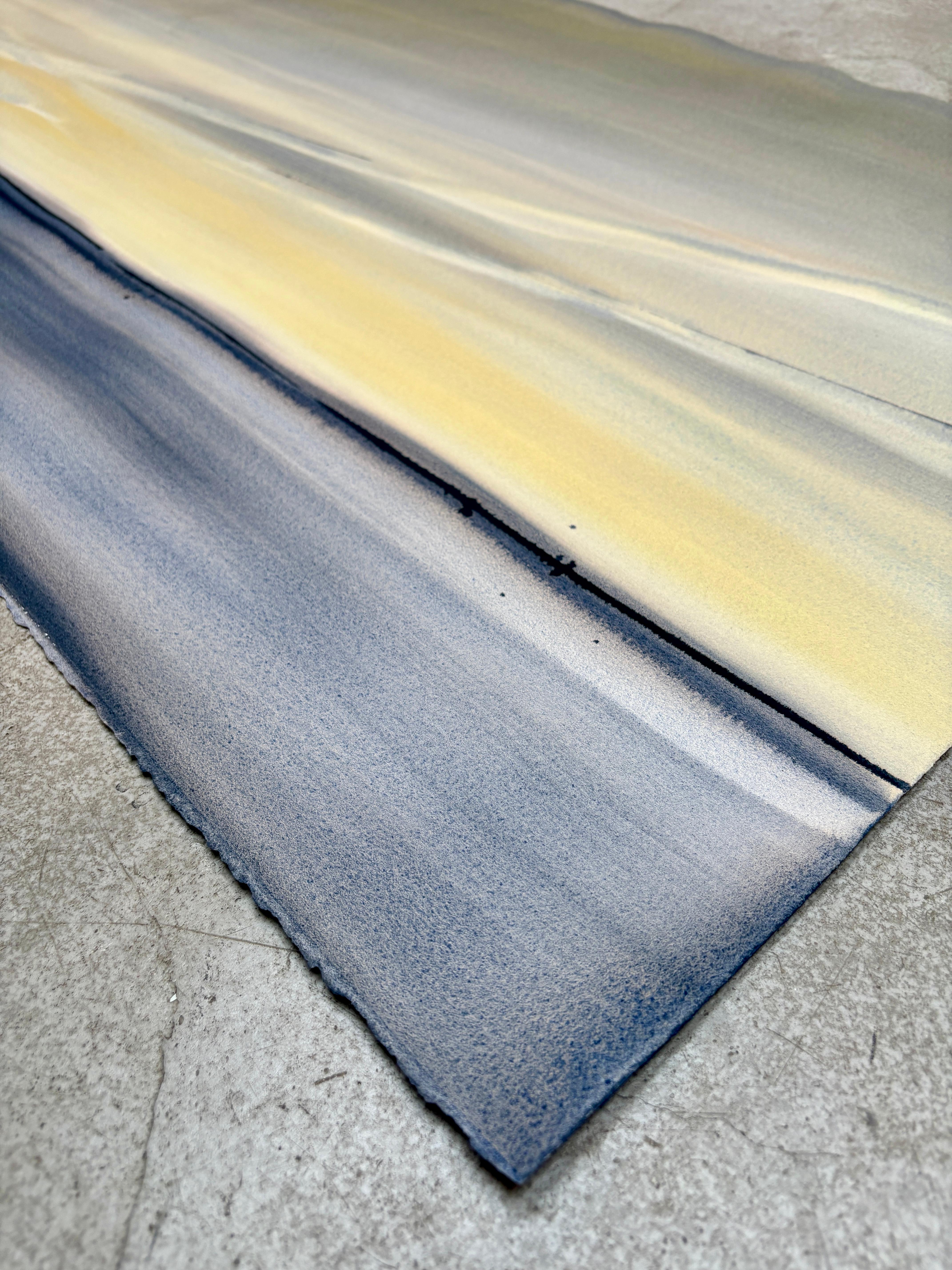 No. 38, Peinture à l'aquarelle d'un paysage atmosphérique, 2025 en vente 1