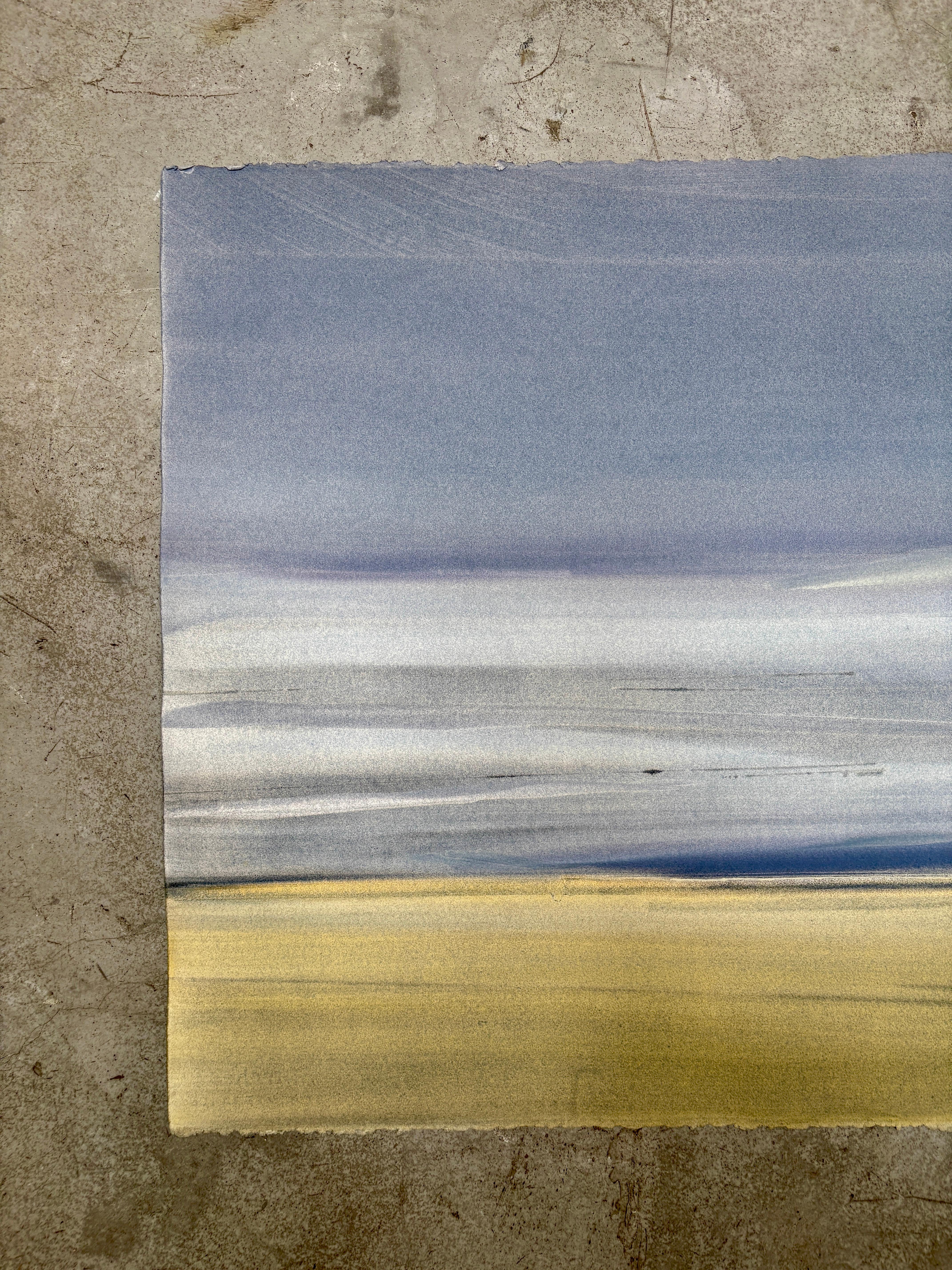 No. 39, Peinture à l'aquarelle d'un paysage atmosphérique, 2025 en vente 4