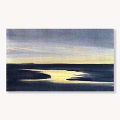 No. 40, Atmospheric Landscape Watercolor Painting, 2025