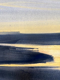 No. 40, Atmospheric Landscape Watercolor Painting, 2025