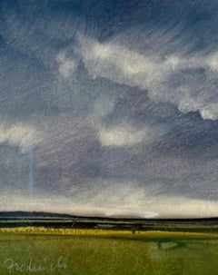 Heavy Weather, Atmospheric Landscape Watercolor Painting, 2025