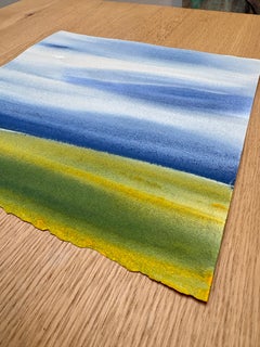 No. 10, Atmospheric Landscape Watercolor Painting, 2025