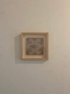 Carbonado III: Abstrakte Zeichnung, Archivtinte auf Papier, 2010er Jahre, Neu, 12x12